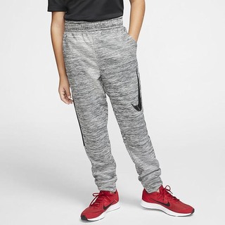 Pantaloni Nike Therma Tapered Graphic Training Baieti Negrii | ZKHE-14256